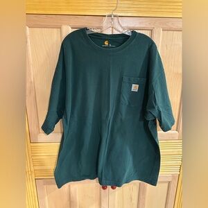Men’s basic XL Carhartt short sleeve t-shirt with front pocket